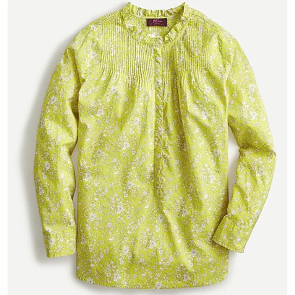 J. Crew Cotton Liberty Summer Blooms print Blouse